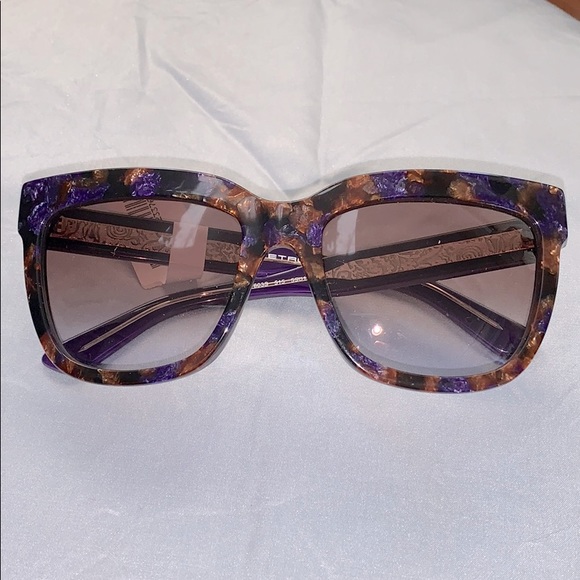 NWT ETRO Marble Violet Sunglasses comes w/case - Picture 2 of 13